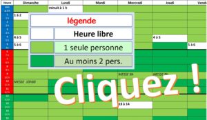 cliquez pour trouver une heur libre